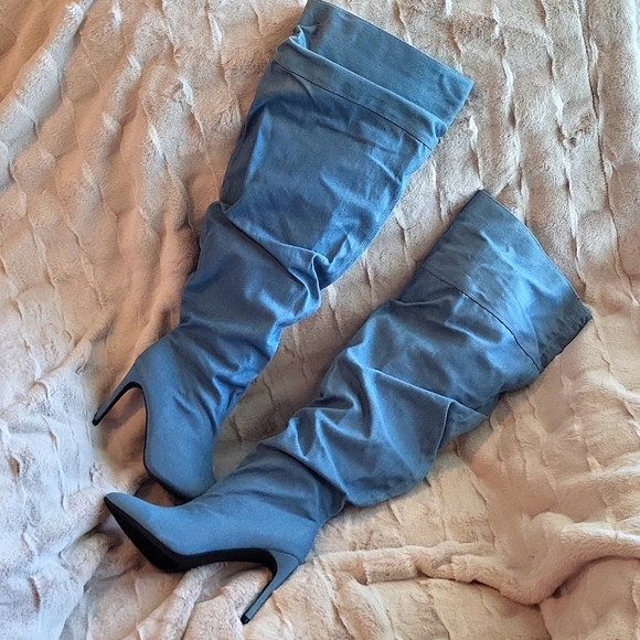 🔥🩷⚡Cape Robbin Kitana Thigh High Fire Boots - Picture 9 of 16